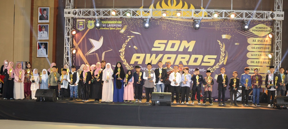 SDM Award 2025: 622 Siswa SD Muhammadiyah Metro Pusat Raih Penghargaan