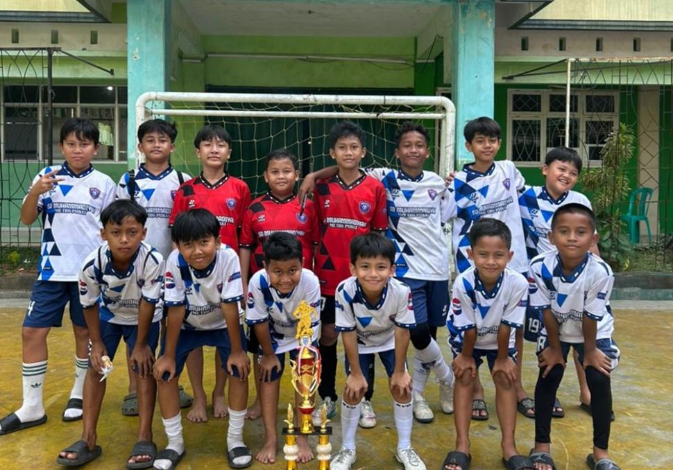 Tim SDMMP Raih Juara 1 Liga Futsal Anak Season 2 Kota Metro