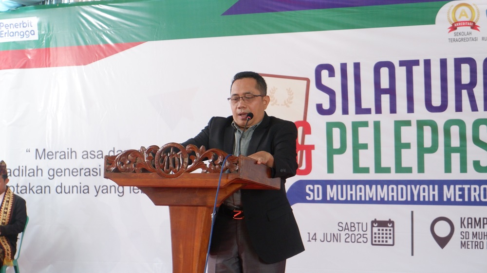 Kepala SD Muhammadiyah Metro Pusat: Pelepasan Ini Momen Bersejarah Bagi Kita Semua