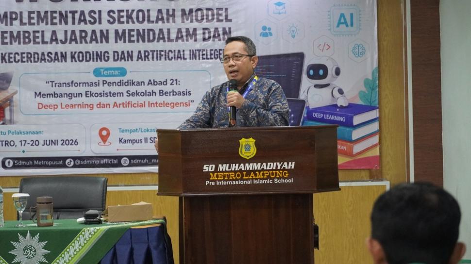Gelar Workshop, Teguhkan Sebagai Sekolah Model Pembelajaran Mendalam, Coding dan KAA