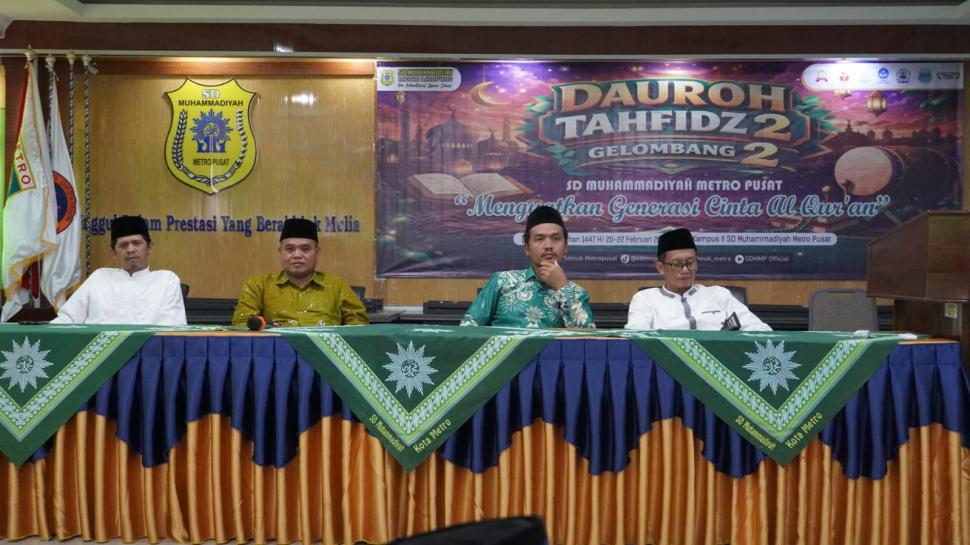 Tanamkan Cinta Al-Qur'an, SD Muhammadiyah Metro Pusat Gelar Dauroh Tahfidz Ke-2