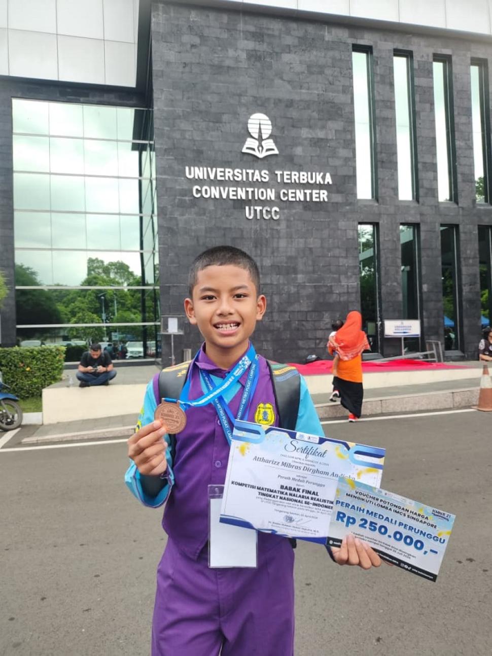 Sabet Perunggu di KMNR 21, Attharizz Mibras Dirgham Andioko Ukir Prestasi Nasional
